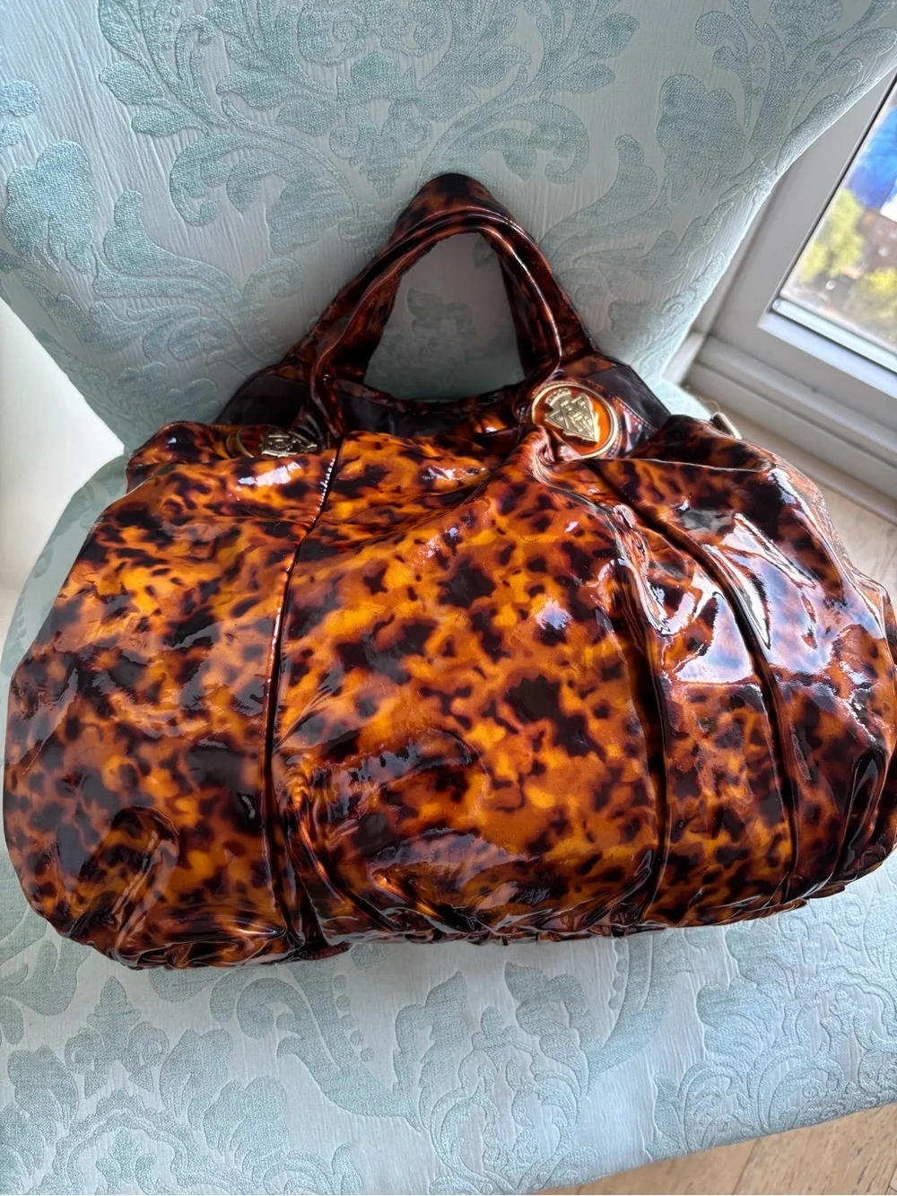 Gucci shiny tortoiseshell